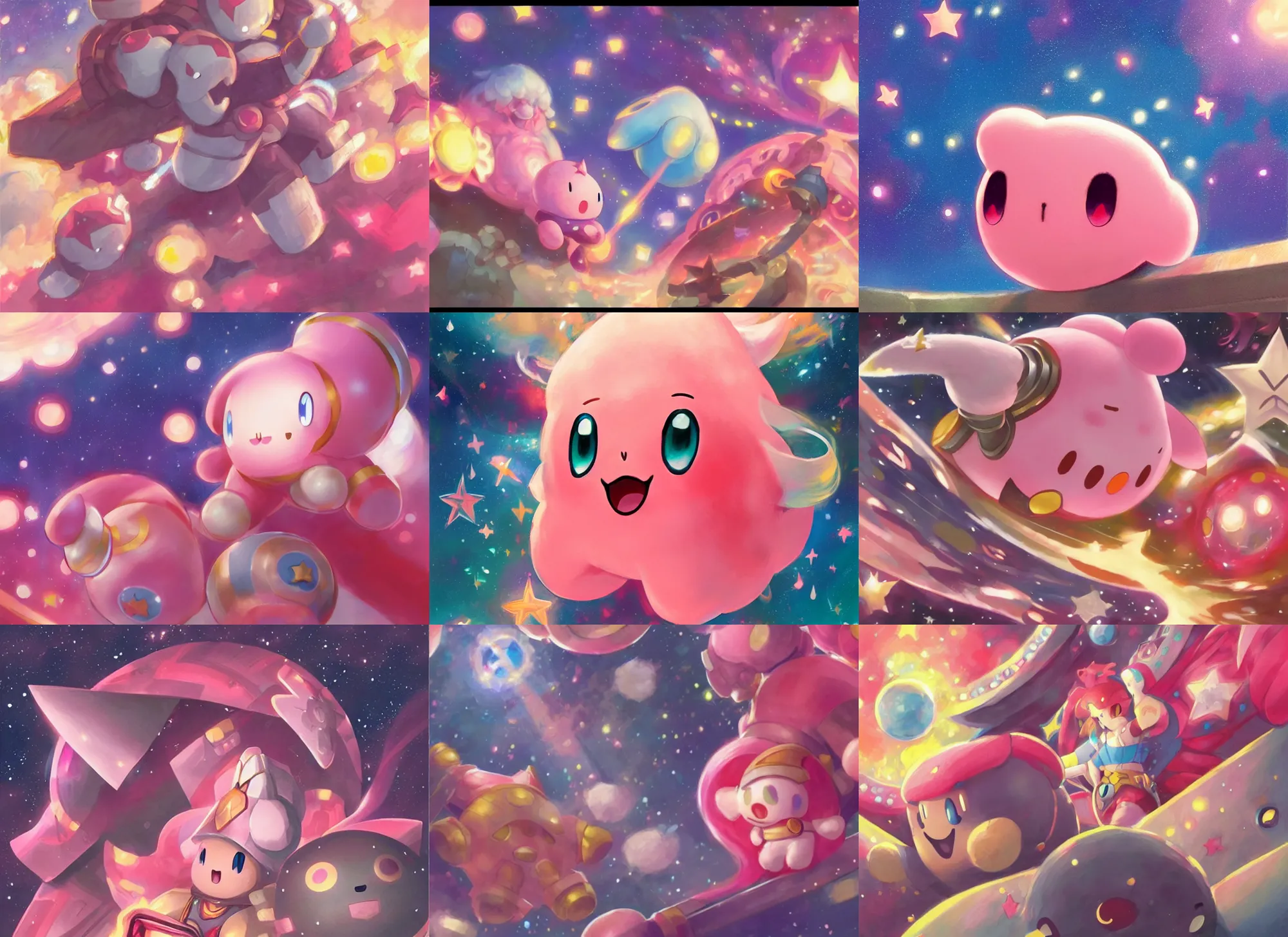 Cute Kirby & Clouds Desktop Wallpaper - Kirby Wallpaper Desktop