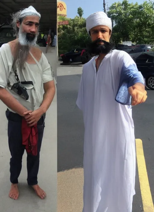 Image similar to some random guy i found on the street who kinda looks like a prophet mohammed, r / walmartcelebrities, impersonator