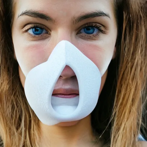 Image similar to face of greek nose girl
