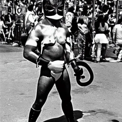 Image similar to mexican luchador with mask 1 9 7 0's photo