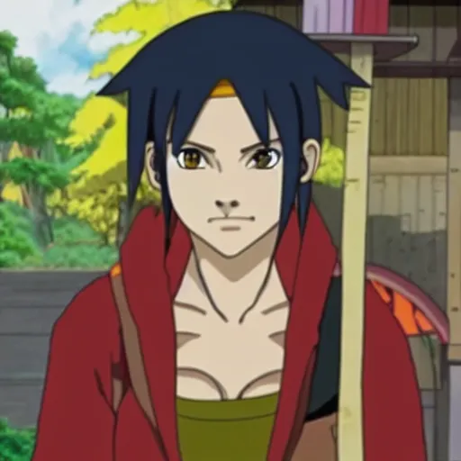 Image similar to screenshot from naruto (1999)anime emma watson as naruto uzamaki