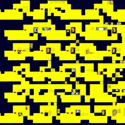 Image similar to banana pixel art, sprite sheet