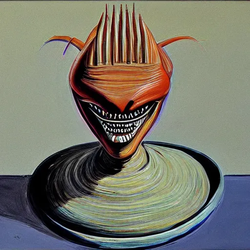 Image similar to alien by wayne thiebaud