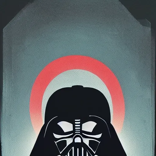 Image similar to Darth Vader profile picture by Sachin Teng, asymmetrical, Organic Painting , Matte Painting, meaningful, Powerful, geometric shapes, hard edges, graffiti, street art:2 by Sachin Teng:4