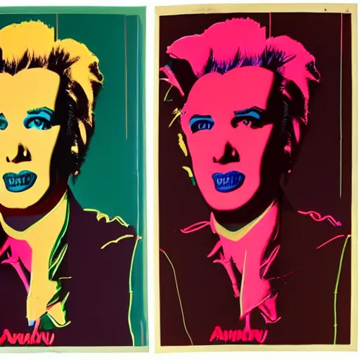 Prompt: andy warhol kiwifruit