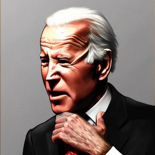 Prompt: Very funny Joe Biden looking like an old monkey, colorful painting on grey scale face, powerful , magic, thunders, dramatic lighting, intricate, wild, highly detailed, digital painting, artstation, concept art, smooth, sharp focus, illustration, art by artgerm and greg rutkowski and alphonse mucha, footage