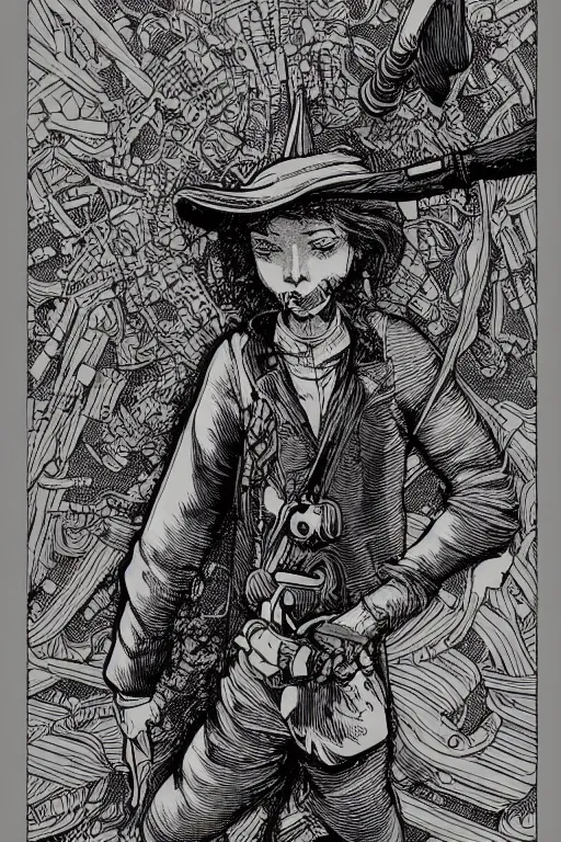 Image similar to colorful!!! pinocchio portrait by laurie greasley and hans bellmer, ( ( etching by gustave dore ) ), ultraclear intricate, sharp focus, highly detailed digital painting illustration, concept art, masterpiece