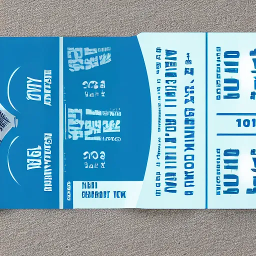 Prompt: ticket design dribble