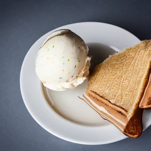 Prompt: pickle icecream, food photography, studio lighting