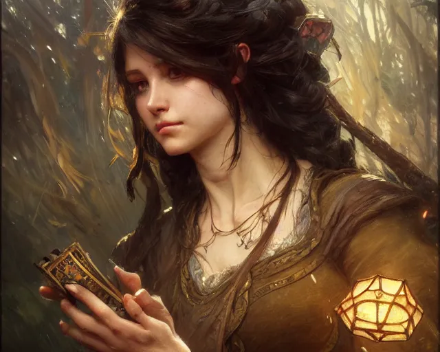 Prompt: photography of frederick mccubbin, deep focus, d & d and mtg, fantasy, intricate, elegant, highly detailed, digital painting, artstation, concept art, matte, sharp focus, illustration, hearthstone, art by artgerm and greg rutkowski and alphonse mucha