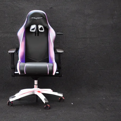 Image similar to Gaming Chair made of Midjets, product photo, innovative