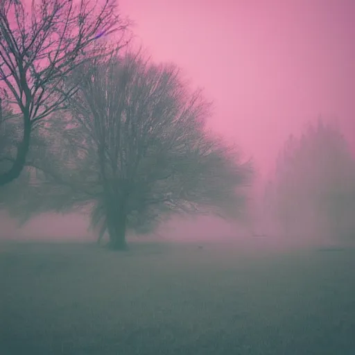 Image similar to a grotesque scary horror movie scene in cute pastel colors soft lighting afternoon glow