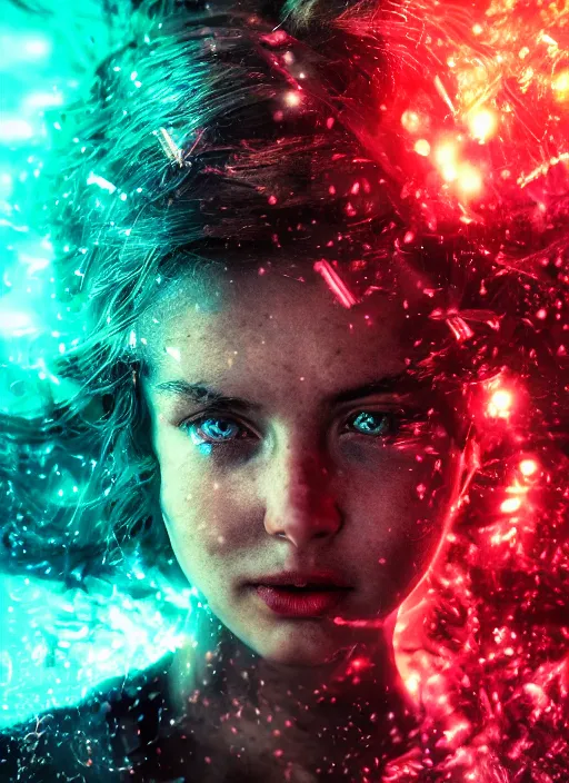 Image similar to cinematic shot epic portraits, hyper realistic, mood lighting, fantasy, detailed hud, highly detailed, super realistic, perfect lighting pixel sorting, style sheet