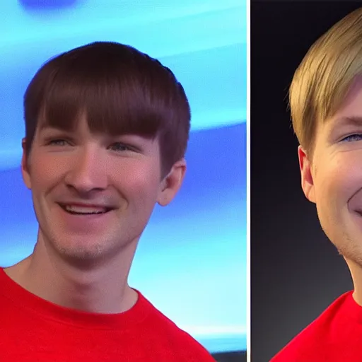 Image similar to linus Tech tips with a karen haircut