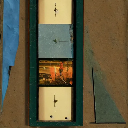 Image similar to abstract collage by joseph cornell