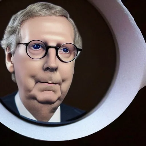 Image similar to turtle that looks like mitch mcconnell, hyper - realistic