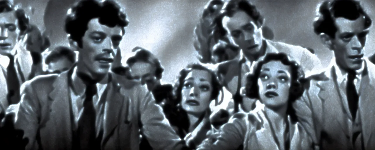 Image similar to invasion of the body snatchers from 1920 by walter murnau, black and white, cinestill,