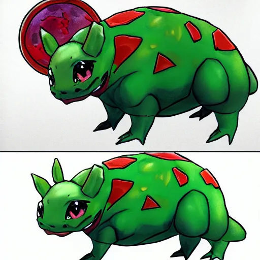ArtStation - Pokémon Bulbasaur Kawaii