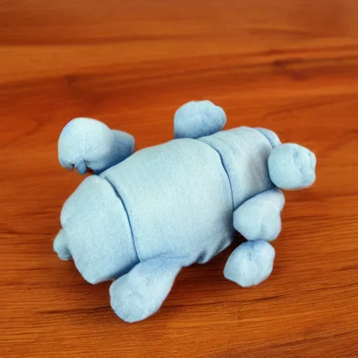 Image similar to tardigrade made of cotton