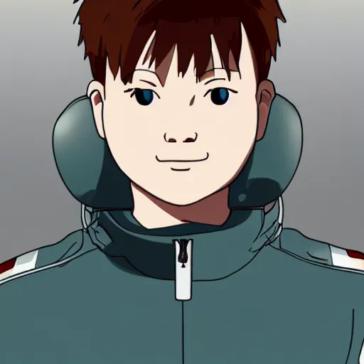 Prompt: Bobby Hill's head on the body of Shinji Ikari wearing his EVA pilot suit, tasteful photoshop, 4k