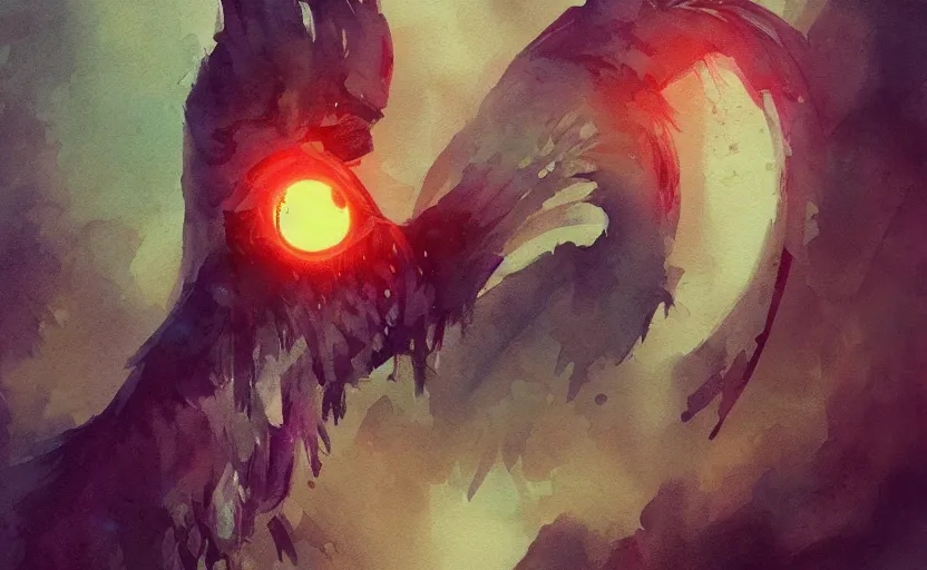 Image similar to a painting of delibirb 6 6 6 trending on artstation in the style of greg rutkowski, 3 d, watercolor, male, portrait, wisdom
