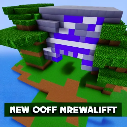 Prompt: new minecraft logo