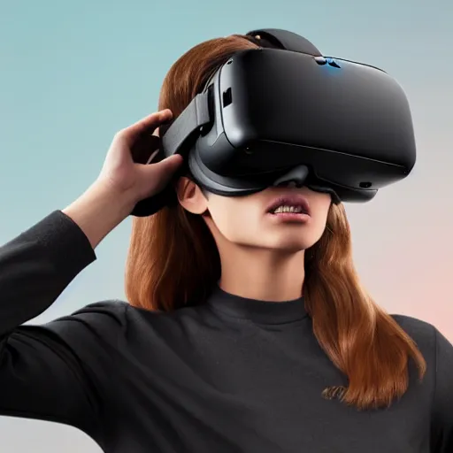 Image similar to a cinematic photo of next-gen oculus quest