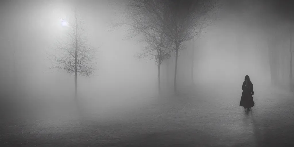 beautiful surreal landscape, foggy misty hills, dark | Stable Diffusion ...