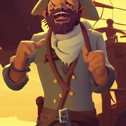 Image similar to painting jack the pirate on sea of thieves game avatar hero smooth face median photoshop filter cutout vector behance hd by jesper ejsing, by rhads, makoto shinkai and lois van baarle, ilya kuvshinov, rossdraws, illustration, art by ilya kuvshinov and gustav klimt