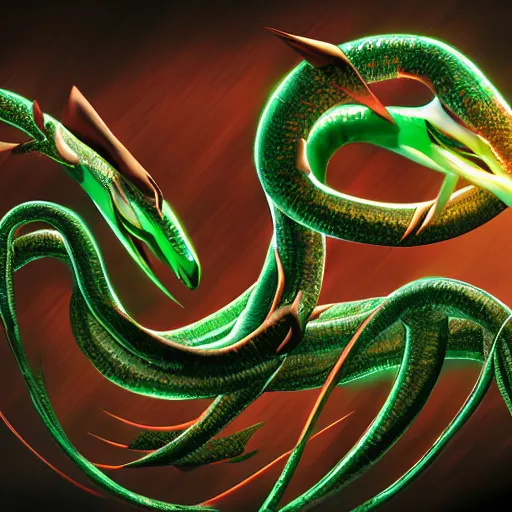 Image similar to hyperrealistic photo of rayquaza, character design, concept art, studio lighting, professional photography, cinematic