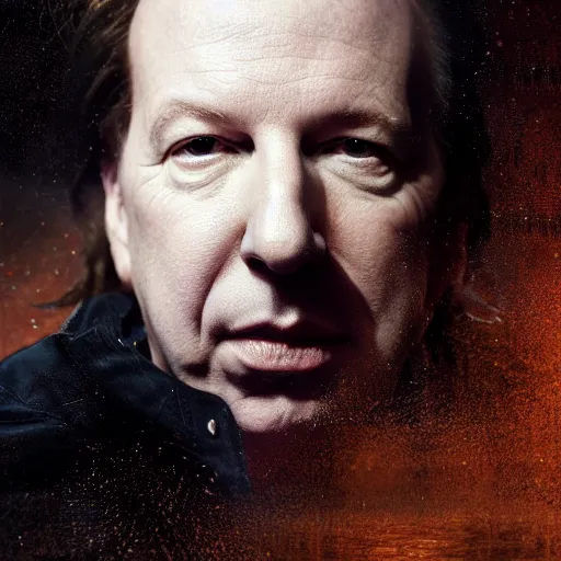 Prompt: Portrait of Hans Zimmer , German Composer, heroic, tricolor background, amazing splashscreen artwork, splash art, head slightly tilted, natural light, elegant, intricate, fantasy, atmospheric lighting, cinematic, matte painting, detailed face, by Greg rutkowski