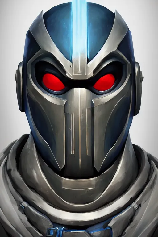 Image similar to epic mask helmet robot ninja portrait stylized as fornite style game design fanart by concept artist gervasio canda, behance hd by jesper ejsing, by rhads, makoto shinkai and lois van baarle, ilya kuvshinov, rossdraws global illumination radiating a glowing aura global illumination ray tracing hdr render in unreal engine 5