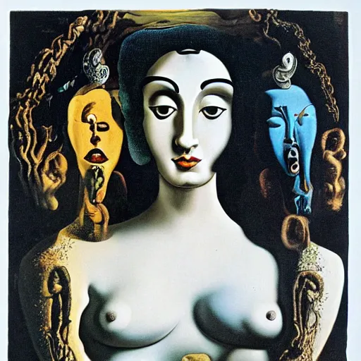 Image similar to goddess, salvador dali