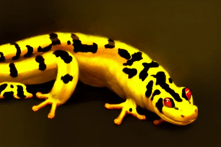 Image similar to fire salamander, photorealistic, trending on artstation, by bayard wu, anna podedworna, gaston bussiere, greg rutkowski