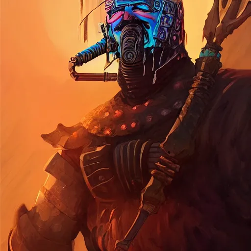 Image similar to cyberpunk viking helmet mask warrior goddess robot ninja fantasy, art gta 5 cover, official fanart behance hd artstation by jesper ejsing, by rhads, makoto shinkai and lois van baarle, ilya kuvshinov, ossdraws