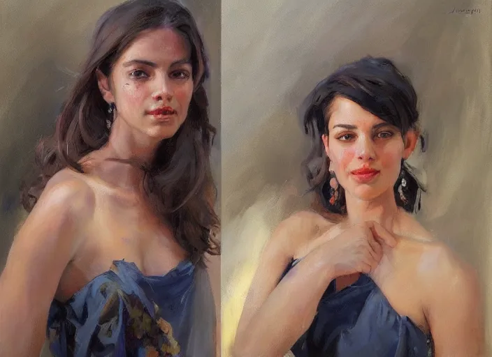 Prompt: a highly detailed beautiful portrait of valentina paz, by gregory manchess, james gurney, james jean