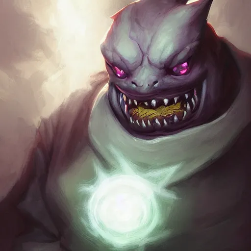 Image similar to [ a realistic gengar ] ghost pokemon, realistic portrait of a ghost pokemon by greg rutkowski