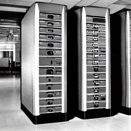 Image similar to Archive Photo of Soviet supercomputer. 1970.