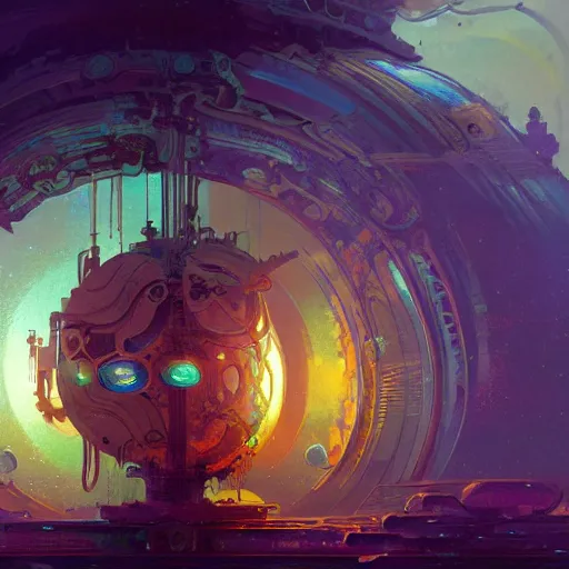 Image similar to a highly detailed digital image of an imagination machine, concept art, artstation, cgsociety, very detailed, intricate, detailed illustration, by greg rutkowski and alphonse mucha, Paul Lehr and Beeple, iridescent accents, ray tracing, product lighting, sharp, smooth, masterpiece