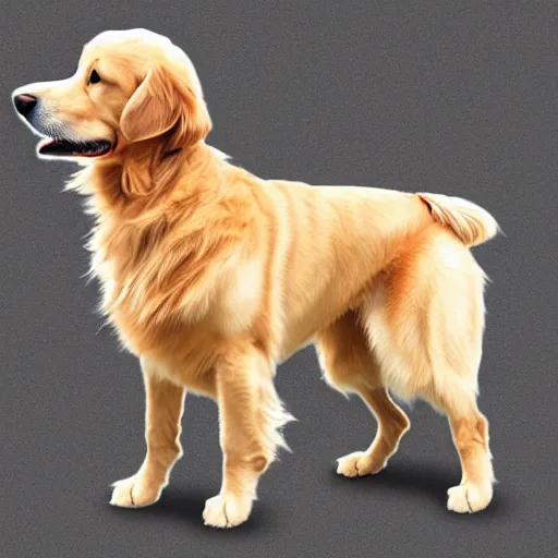 Prompt: a golden retriever wearing a suit