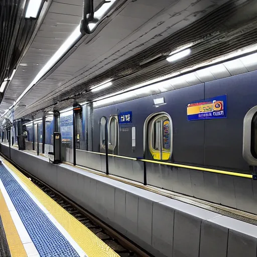 Image similar to rer b subway atmosphere