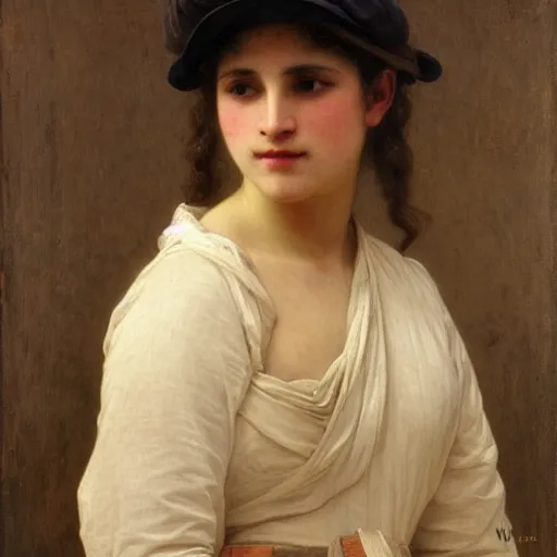 Prompt: warehouse worker by William Adolphe Bouguereau W 1024