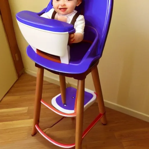 Image similar to kawaii high chair design