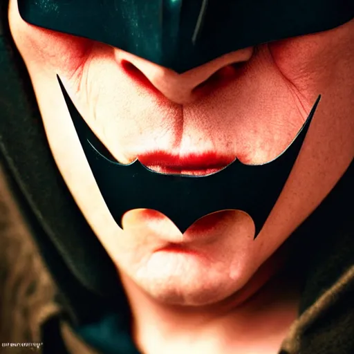 Image similar to Batman Face Portrait, 8K Photography by Steve McCurry