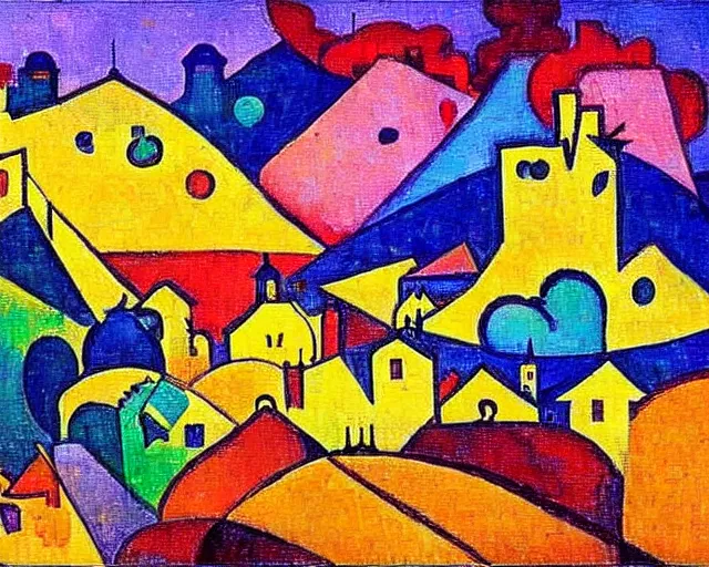 Image similar to aristarkh lentulov