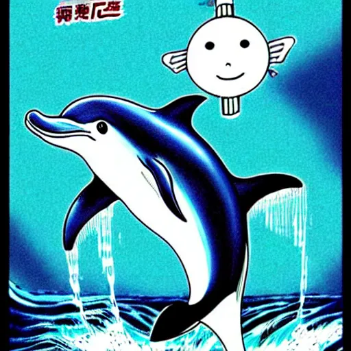 Image similar to flipper the dolphin manga by junji ito