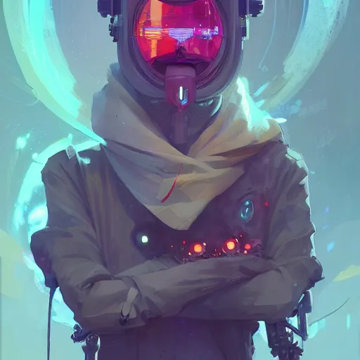 Image similar to portrait of a high tech lowlife cybernetic junkie vagabond, cyberpunk art by pete mohrbacher and guweiz and josan gonzalez, graphic novel, unreal engine, sharp focus, high detail, intricate, artstation, deviantart, pinterest, 4 k uhd image