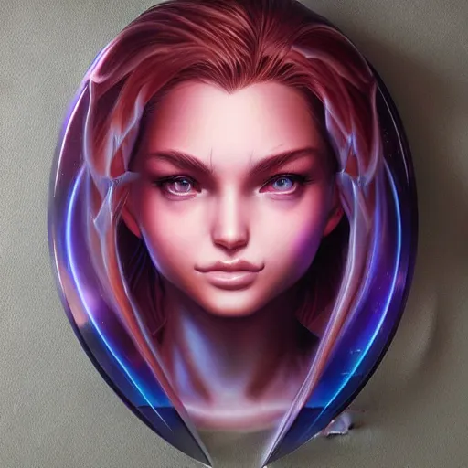 Prompt: beautiful realistic astral portal by artgerm