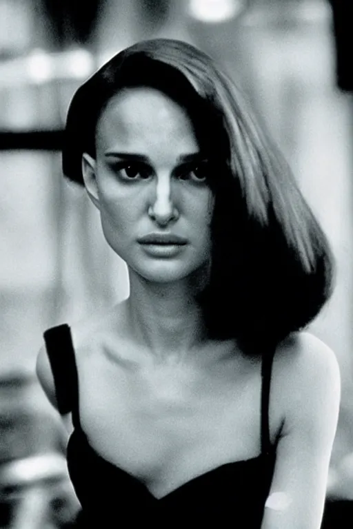 Image similar to Natalie Portman in fallen angel from wong kar wai