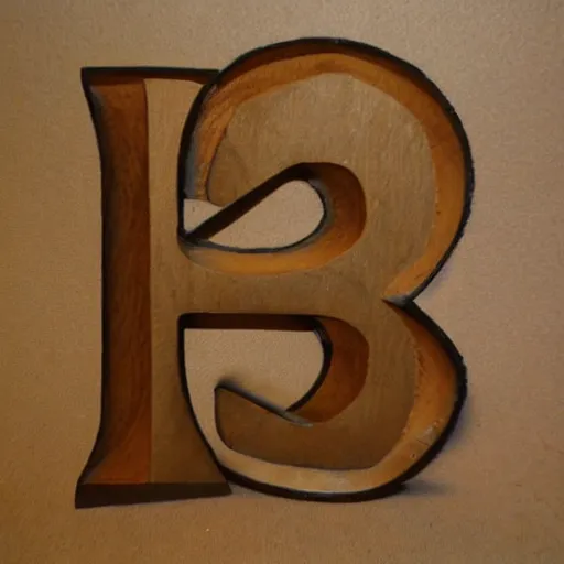 Image similar to letter m carving